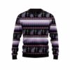 Cat Purple Ugly Christmas Sweater 1 1