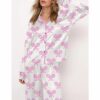 Champagne Tennis Satin Pajama Set For Women 2