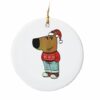 Chill Guy Christmas Ho Ho Ho Ornament 1 1