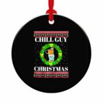 Chill Guy Christmas Ornament