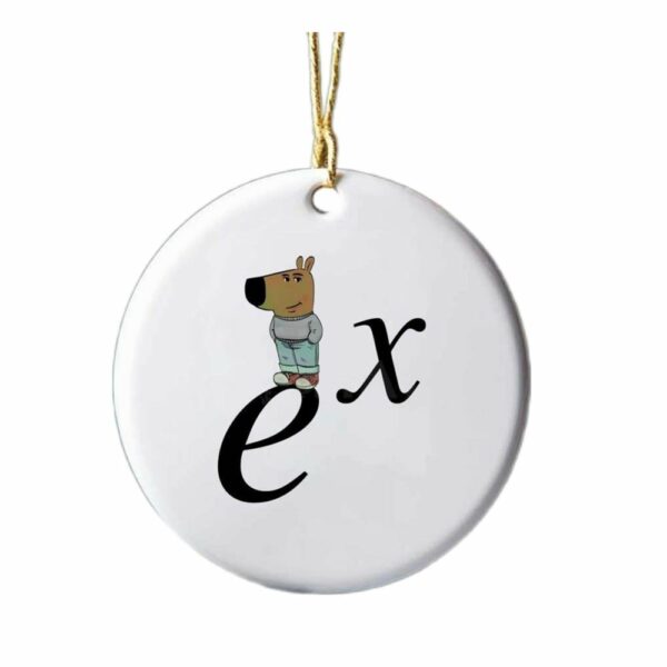 Chill Guy Exponential Function Xmas Ornament 1 1