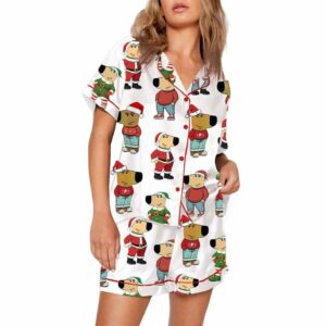 Christmas Chill Guy Meme Pajama Set 1