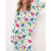 Colorful Pickleball Satin Pajama Set For Women 2