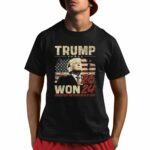 Congratulation Trump Won 2024 Greatest Return In History Shirt