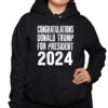 Congratulations Donald Trump For President 2024 Shirt 3 1