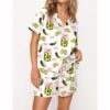 Coquette Pickles Satin Pajama Set For Women 1