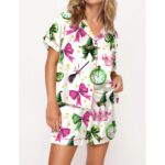 Coquette Wicked Satin Pajama Set For Women