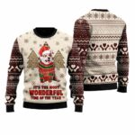 Corgi The Most Beautiful Time Ugly Christmas Sweater