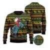 Cowboy Santa Claus Ugly Christmas Sweater 1 2