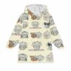 Cute Elephants Blanket Hoodie 1