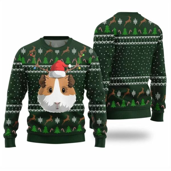 Cute Guinea Pig Ugly Holiday Sweater 1 2