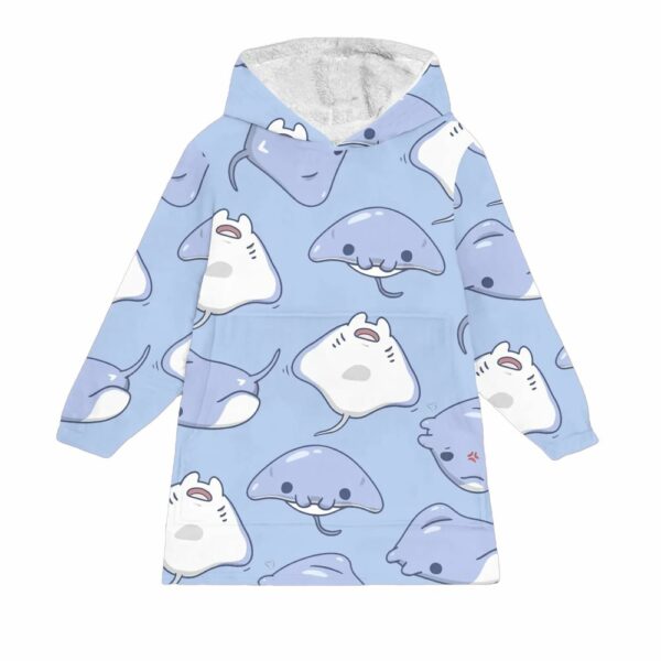 Cute Stingray Blanket Hoodie