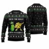 Deck The Halls With Pickleball Ugly Christmas Sweater 1 1