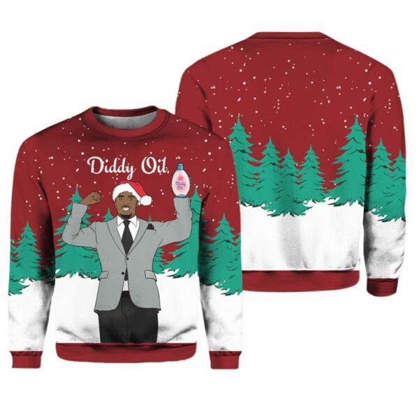 Diddy Oil Ugly Christmas Sweater 1 2