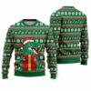 Dinasour Santa Ugly Christmas Sweater 1 1