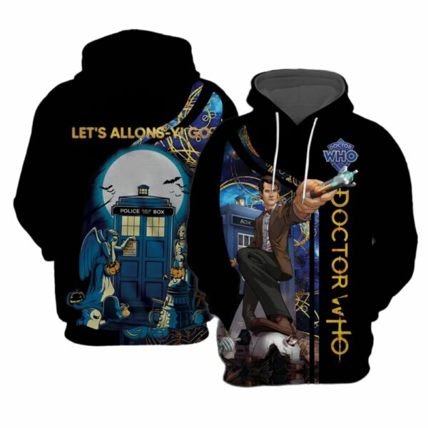 Doctor Who Lets Allons Y Go Hoodie 1 1