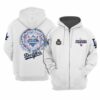 Dodgers 2024 World Series Champions Hoodie Zip 1 2