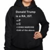 Donald Trump is a Rapist Racist Raging Narcissist Shirt 3 1