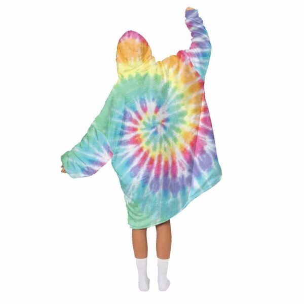 Eternity Tie Dye Dog Mom Wearable Blanket 2