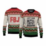 FJB Let's Go Brandon Trump Funny Ugly Christmas Sweater
