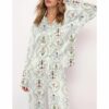 Fancy Nutcracker Satin Pajama Set For Women 3