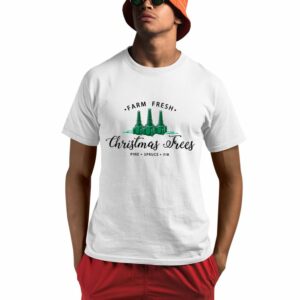 Farm Fresh Christmas Trees Nurse Shirt 0 1