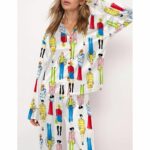 Fashion Girl Satin Pajama Set For Women