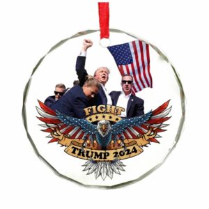 Fight Trump 2024 Ornament 1 1