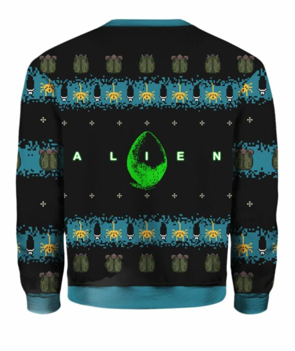 Free Hugs Alien Facehugger Ugly Christmas Sweater 2