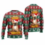 French Bulldog They See You When You Are Eating Christmas Ugly Christmas Sweater