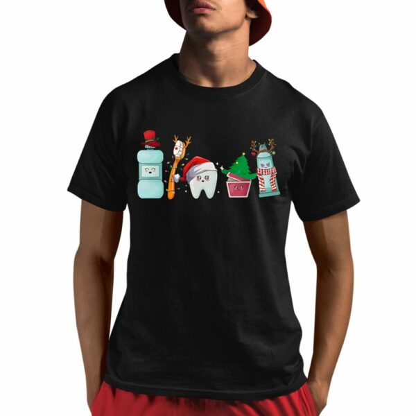 Funny Christmas Teeth Nurse Shirt 1 1