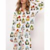 Gnome Satin Pajama Set For Women 2