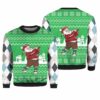 Golfer Santa Ugly Christmas Sweater 1 1