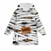 Halloween Mummy Boo Blanket Hoodie 1