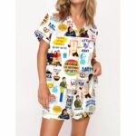 Happy Bachelor Party Satin Pajama Set For Women