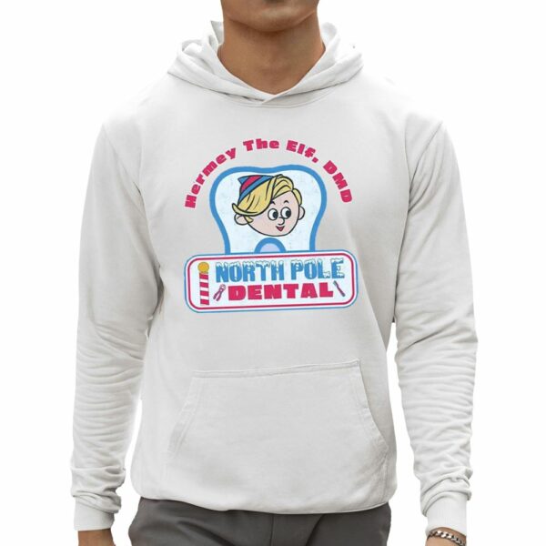 Hermey The Elf North Pole Dental Nurse Shirt 0 5