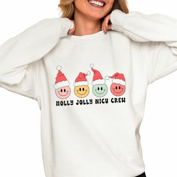 Holly Jolly Nicu Crew Nurse Shirt 0 4