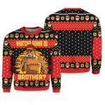Hulk Hogan Whatcha Gonna Do Bother Ugly Christmas Sweater