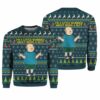 I'm a Little Worried King Of The Hill Ugly Christmas Sweater 1 1