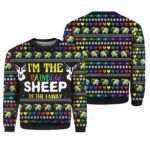 I Am The Rainbow Sheep Of Family Ugly Christmas Sweater