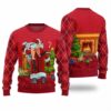 Inappropriate Santa Funny Ugly Christmas Sweater 1 1