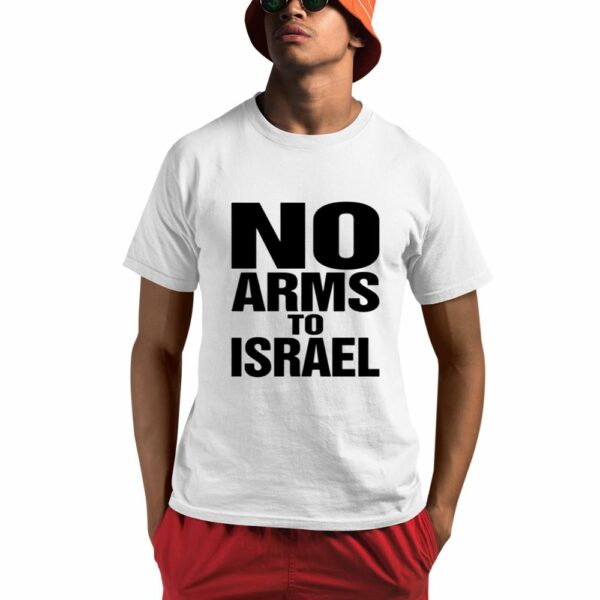 Jess Barnard Wearing No Arms To Israel Shirt 0 1