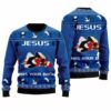 Jesus Has Your Back Jiu Jitsu Ugly Christmas Sweater 1 1