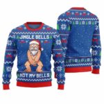 Jingle Bells Santa Naughty Christmas Sweater