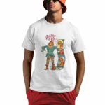 Jonathan Bailey Wearing The Wizard Of Oz Shirt