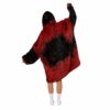 Just A Girl Who Loves Horror Movies Blanket Hoodie 2