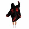 Just A Girl Who Loves Watching Horror Movies Blanket Hoodie 2