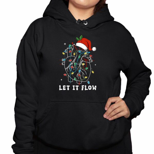 Let It Flow Christmas Light Nurse Shirt 3 1