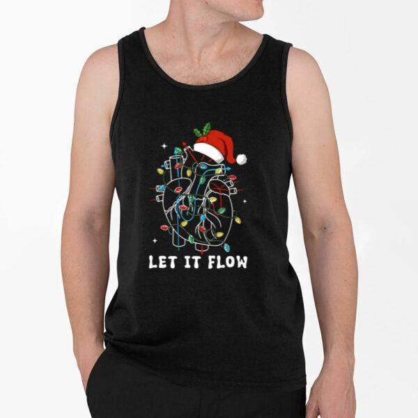 Let It Flow Christmas Light Nurse Shirt 4 2