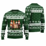 Life is Better on the Farm Chicken Christmas Sweater